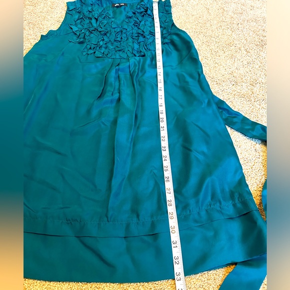 SILK SLEEVELESS TUNIC/DRESS w/ Belt| Size M - Picture 9 of 9